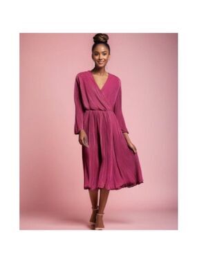 **BooHoo** Occasion Dress Size 14 Magenta NWT